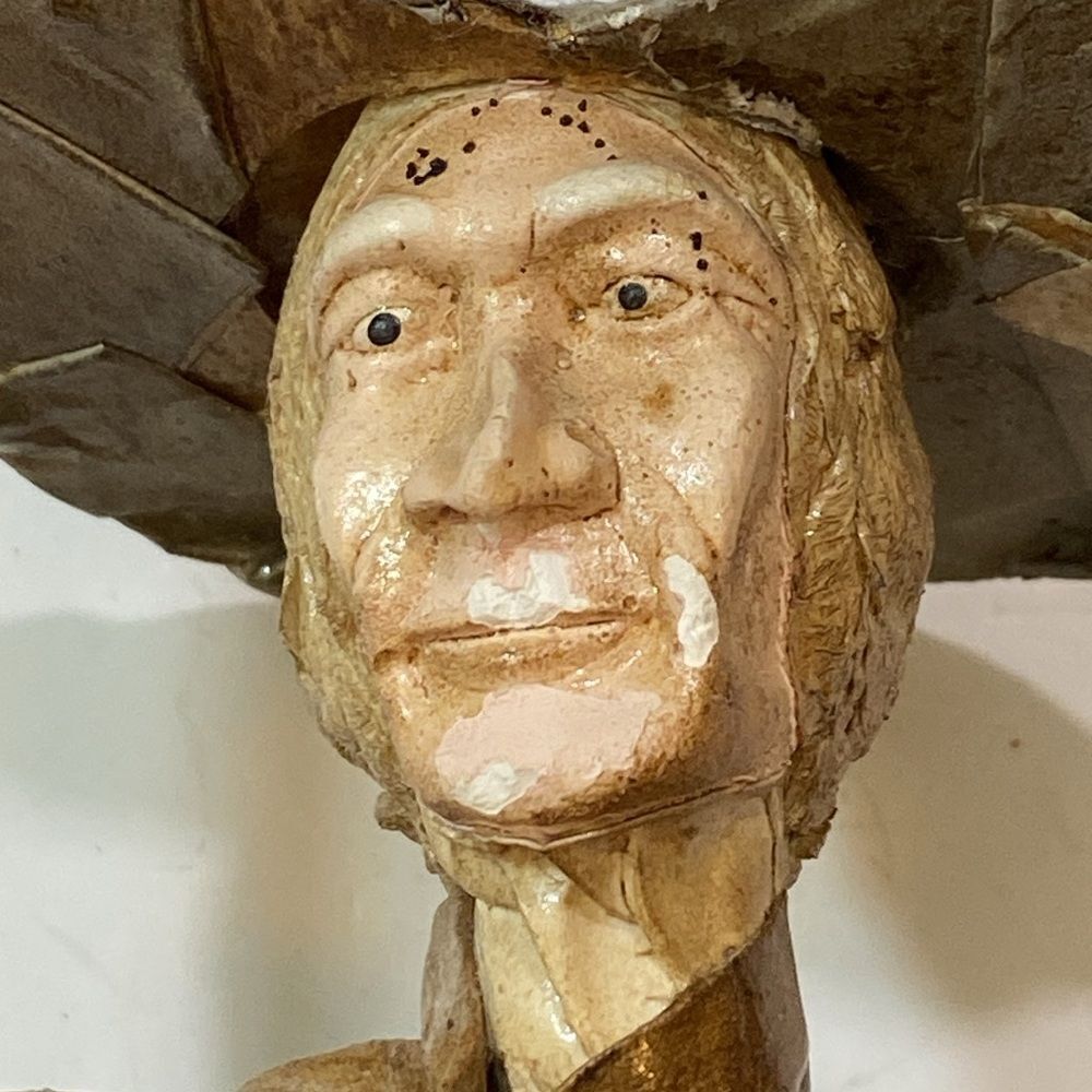 VTG, Mid-Century Paper Mache Figurine Don Quixote Art Hand Crafted From Mexico